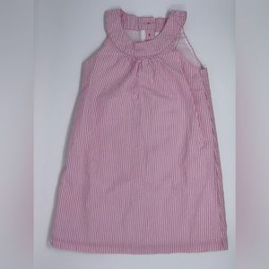 GYMBOREE: Pink/White Seersucker, Shift Dress, Size 6